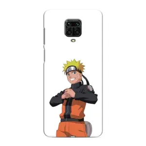 Чехлы с принтом Наруто на Xiaomi Redmi Note 9 Pro Max (Радосный Наруто)