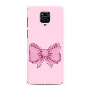 Чохол банти для Xiaomi Redmi Note 9 Pro Max (Рожевий бантик)