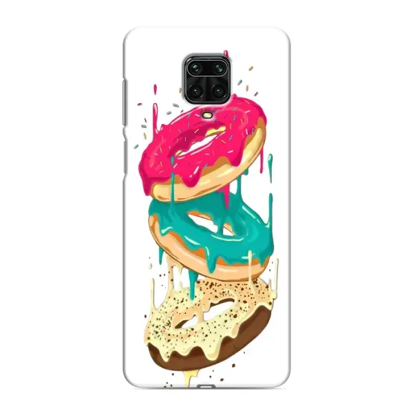Чехол с рисунком «Сочные пончики» для Xiaomi Redmi Note 9 Pro Max Чехол с рисунком «Сочные пончики» для Xiaomi Redmi Note 9 Pro Max