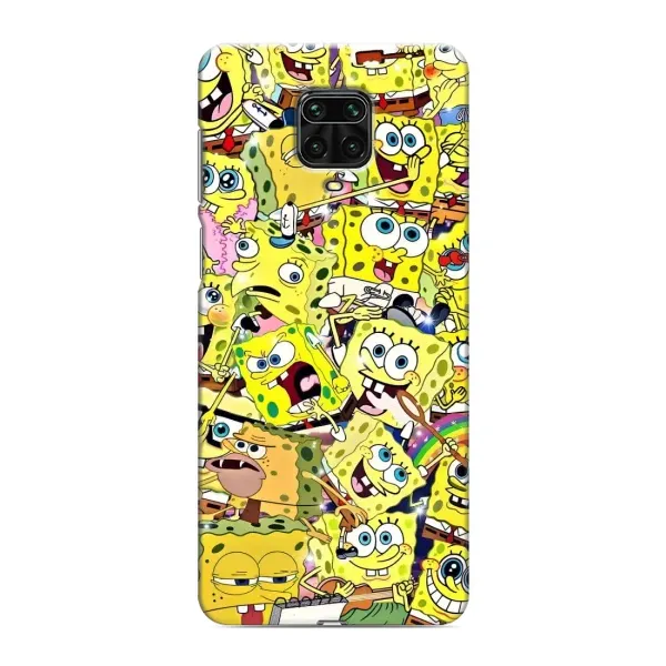 Чехол с рисунком «Спанч Боб Арт» для Xiaomi Redmi Note 9 Pro Max Чехол с рисунком «Спанч Боб Арт» для Xiaomi Redmi Note 9 Pro Max