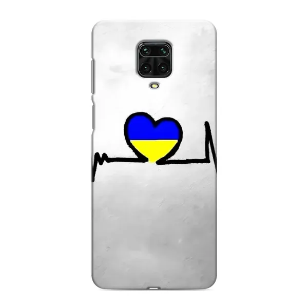 Чохол з малюнком «Українська кардіограма» для Xiaomi Redmi Note 9 Pro Max Чохол з малюнком «Українська кардіограма» для Xiaomi Redmi Note 9 Pro Max