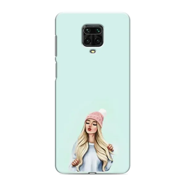 Чехол с рисунком «В шапке» для Xiaomi Redmi Note 9 Pro Max