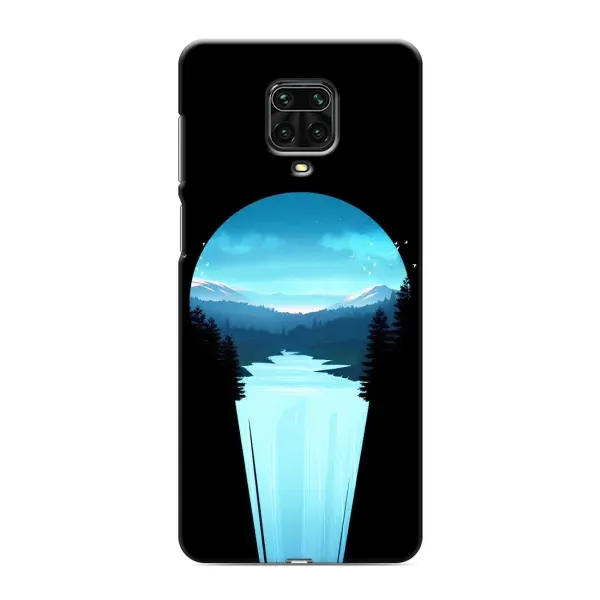 Чехол с рисунком «Синий Водопад» для Xiaomi Redmi Note 9 Pro Max Чехол с рисунком «Синий Водопад» для Xiaomi Redmi Note 9 Pro Max