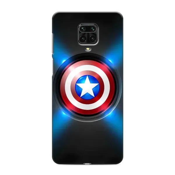 Чехол с рисунком «Яркий Щит Капитана» для Xiaomi Redmi Note 9 Pro Max Чехол с рисунком «Яркий Щит Капитана» для Xiaomi Redmi Note 9 Pro Max