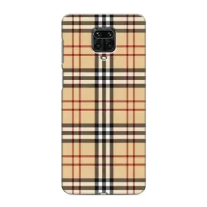 Чехол с рисунком «Burberry стиль» для Xiaomi Redmi Note 9 Pro