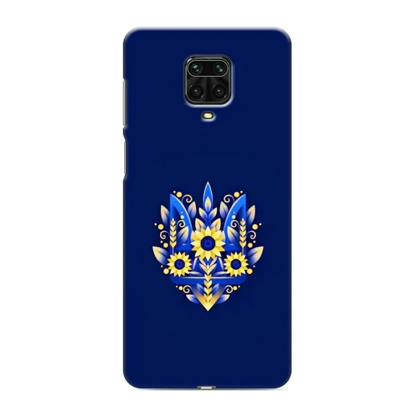 Чехол с рисунком «Цветущий Герб» для Xiaomi Redmi Note 9 Pro