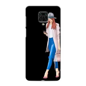 Чохол з картинкою Модні Дівчата Xiaomi Redmi Note 9 Pro (Дівчина з телефоном)