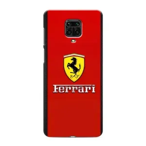 Силіконовий бампер з картинкою машини на Xiaomi Redmi Note 9 Pro (Ferrari Logo)
