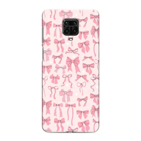 Чехол с рисунком «Фон бантики» для Xiaomi Redmi Note 9 Pro Чехол с рисунком «Фон бантики» для Xiaomi Redmi Note 9 Pro