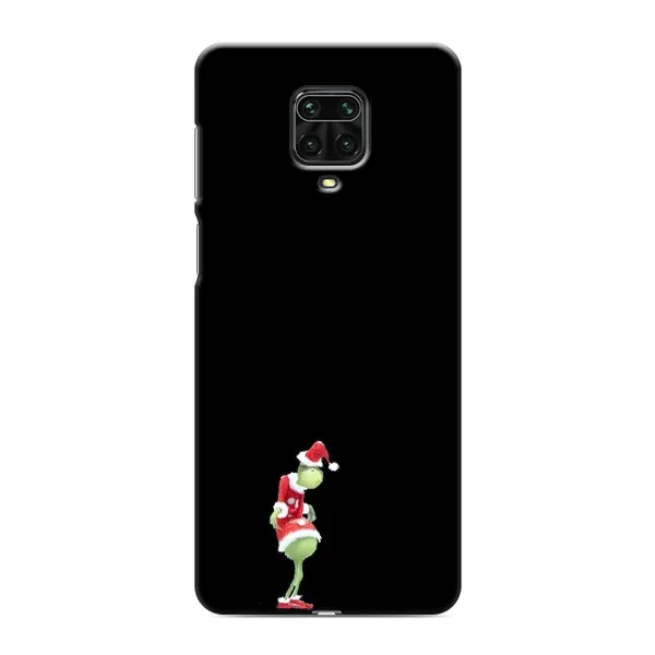 Чехол с рисунком «Гринч на чорном» для Xiaomi Redmi Note 9 Pro