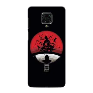 Чехлы с картинкой Итачи Учиха на Xiaomi Redmi Note 9 Pro (Итачи на черном)