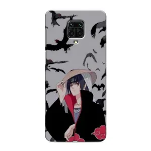 Чехлы с картинкой Итачи Учиха на Xiaomi Redmi Note 9 Pro (Итачи Ворони)