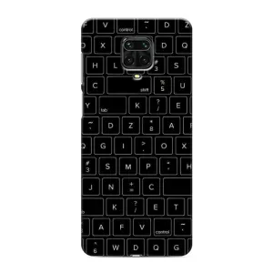 Чехол с рисунком «Клавиатура» для Xiaomi Redmi Note 9 Pro