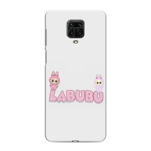 Чохол з принтом Лабубу для Xiaomi Redmi Note 9 Pro (Логотип Лабубу)