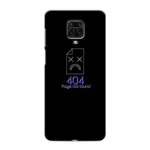 Чехол с рисунком «Ошибка 404» для Xiaomi Redmi Note 9 Pro