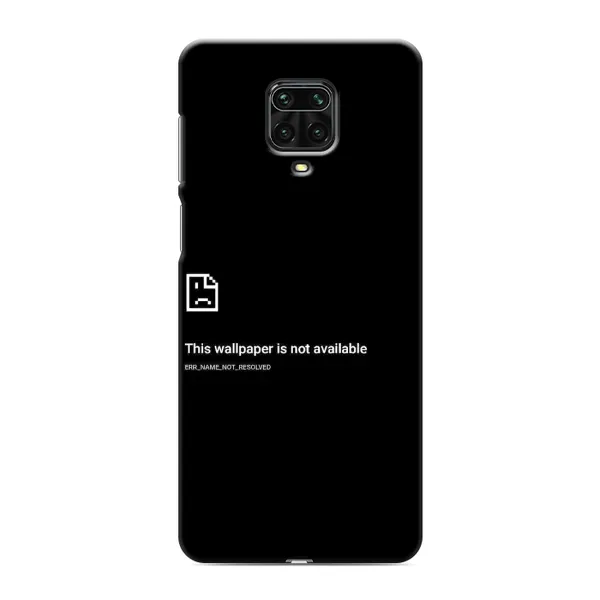 Чехол с рисунком «Ошибка» для Xiaomi Redmi Note 9 Pro Чехол с рисунком «Ошибка» для Xiaomi Redmi Note 9 Pro