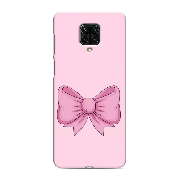 Чехол с рисунком «Розовый бантик» для Xiaomi Redmi Note 9 Pro Чехол с рисунком «Розовый бантик» для Xiaomi Redmi Note 9 Pro
