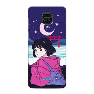 Чехол с персонажами АНИМЕ на Xiaomi Redmi Note 9 Pro (Синобу Миякэ)