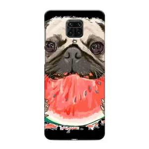Чохол (ТПУ) Милі песики для Xiaomi Redmi Note 9 Pro (Смішний Мопс)