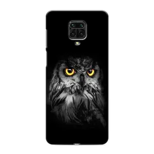 Чохли з принтом СОВИ для Xiaomi Redmi Note 9 Pro (Сова на чорному)