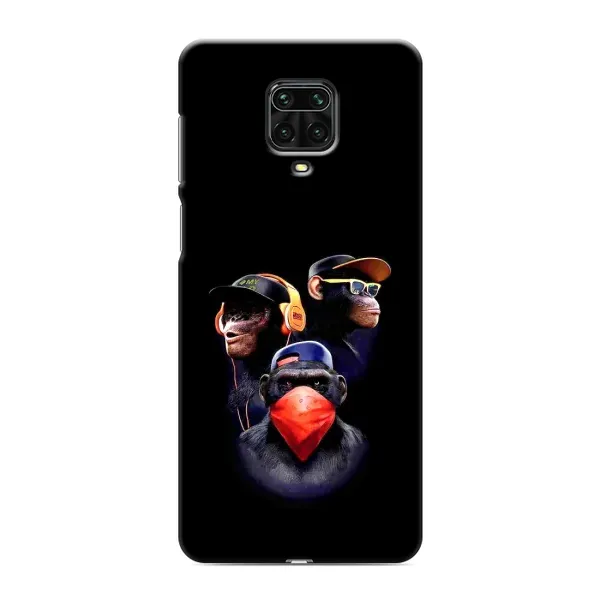 Чехол с рисунком «Три обезьяны» для Xiaomi Redmi Note 9 Pro Чехол с рисунком «Три обезьяны» для Xiaomi Redmi Note 9 Pro