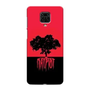 Чехлы УПА (Красно-Чёрный) на Xiaomi Redmi Note 9 Pro (УПА Патриот)