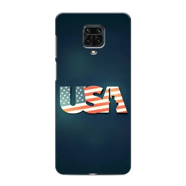 Чехол с рисунком «USA» для Xiaomi Redmi Note 9 Pro