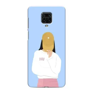 Силіконовый Чохол на Xiaomi Redmi Note 9 Pro з картинкой Модных девушек (Жовта кепка)