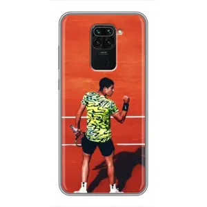 Чохли з прінтом Спортивна тематика для Xiaomi Redmi Note 9 (Алькарас Тенісист)