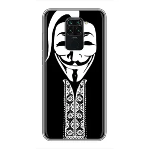 Чохол з малюнком «Анонімус» для Xiaomi Redmi Note 9