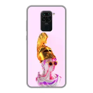 Чохол з Прикольним Принтом на Xiaomi Redmi Note 9 (АРТ Статуя)
