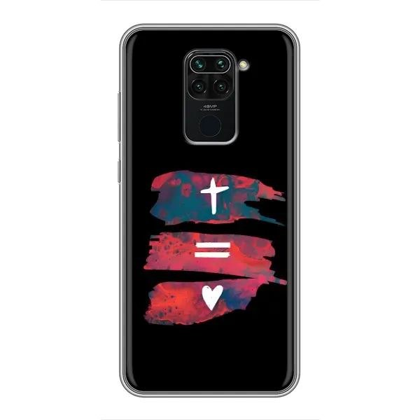 Чехол с рисунком «Атрибутика» для Xiaomi Redmi Note 9 Чехол с рисунком «Атрибутика» для Xiaomi Redmi Note 9