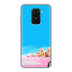 Силиконовый Чехол Барби Фильм на Xiaomi Redmi Note 9 (Барби и Кен)