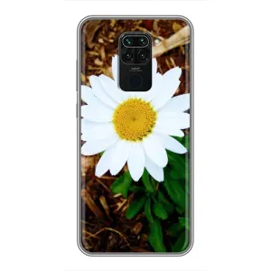Чохол з ромашками на Xiaomi Redmi Note 9 (Біла ромашка)