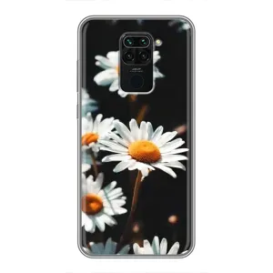 Чохол з ромашками на Xiaomi Redmi Note 9 (Білі ромашки)