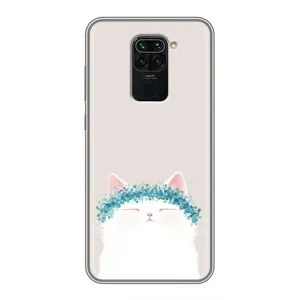 Чохол на тематику: Коти для Xiaomi Redmi Note 9 (Білий котик)