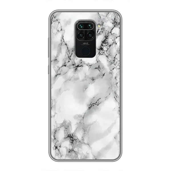Чехол с рисунком «Белый мрамор» для Xiaomi Redmi Note 9 Чехол с рисунком «Белый мрамор» для Xiaomi Redmi Note 9