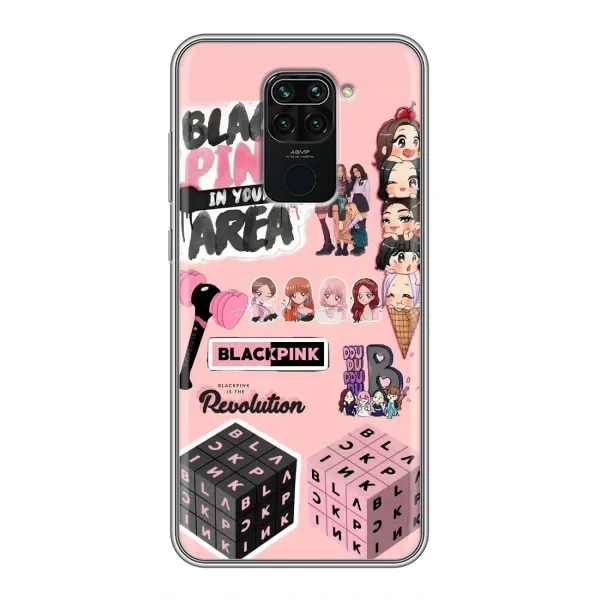 Чехол с рисунком «BLACK PINK коллаж» для Xiaomi Redmi Note 9 Чехол с рисунком «BLACK PINK коллаж» для Xiaomi Redmi Note 9