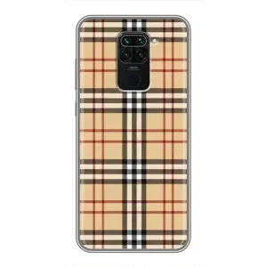 Чохол з Брендами одягу на Редмі Нот 9 (Burberry стиль)
