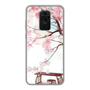 Чехол с принтом САКУРЫ на Xiaomi Redmi Note 9 (Чайная церемония)