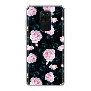 Чохли з принтом Троянд для Xiaomi Redmi Note 9 (Чайні троянди)