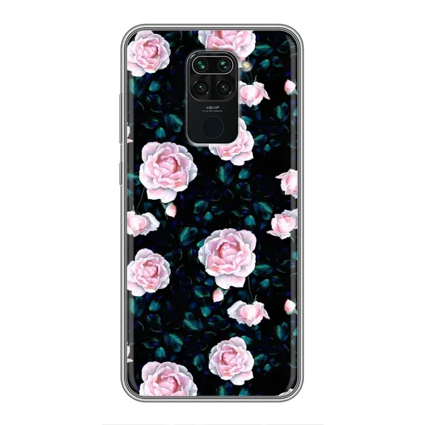 Чехол с рисунком «Чайные розы» для Xiaomi Redmi Note 9 Чехол с рисунком «Чайные розы» для Xiaomi Redmi Note 9