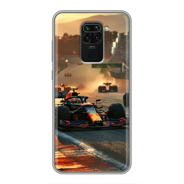 Чехол с рисунком «Чемпионат ф1» для Xiaomi Redmi Note 9 Чехол с рисунком «Чемпионат ф1» для Xiaomi Redmi Note 9