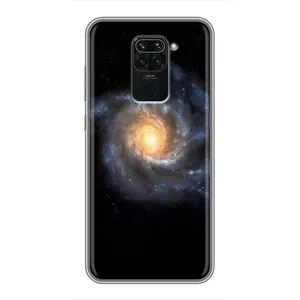 Чохли КОСМОС на Xiaomi Redmi Note 9 (Чорна дира)