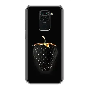 Чохол з зображенням смачної їжі для Xiaomi Redmi Note 9 (Чорна полуниця)