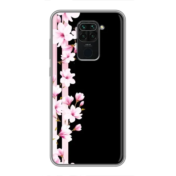 Чехол с рисунком «Цветочки» для Xiaomi Redmi Note 9
