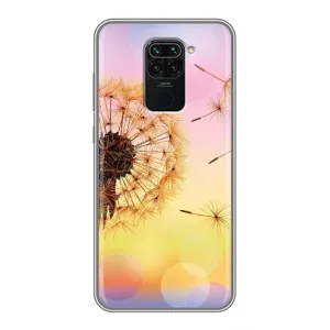 Силіконовий Чохол з кульбабками на Xiaomi Redmi Note 9 (Квітка-кульбаба)
