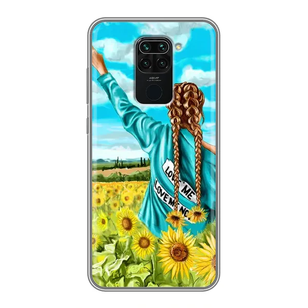 Чехол с рисунком «Девушка на поле» для Xiaomi Redmi Note 9 Чехол с рисунком «Девушка на поле» для Xiaomi Redmi Note 9