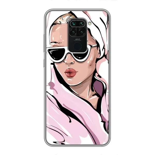 Чехол с рисунком «Девушка в халате» для Xiaomi Redmi Note 9 Чехол с рисунком «Девушка в халате» для Xiaomi Redmi Note 9