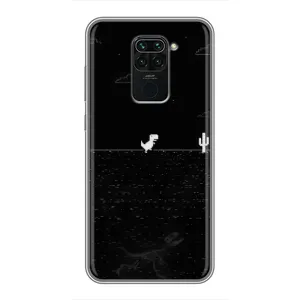 Чехол с рисунком «Динозаврик» для Xiaomi Redmi Note 9
